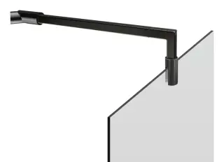 Профиль для стекла Gessi Rigato, глубина 403 мм, регулировка стеклянного анкера 180 градусов, цвет Brass PVD