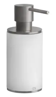 Дозатор Gessi316, настольный, цвет White/Steel Brushed