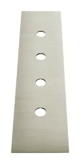 Пластина для монтажного бокса Gessi, на 4 отверстия, цвет Finox Brushed Nickel