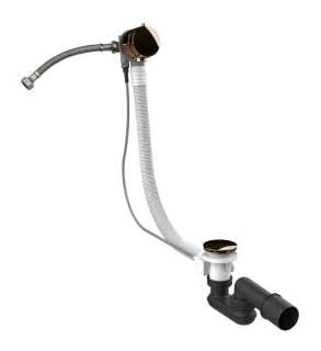 Слив-перелив для ванны Gessi Technical Accessories, h600 мм, с системой наполнения ванны через перелив, цвет Copper PVD
