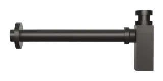 Сифон Gessi Technical Accessories, квадратный, цвет Black Metal Brushed PVD