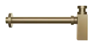 Сифон Gessi Technical Accessories, квадратный, цвет Warm Bronze Brushed PVD