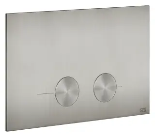 Клавиши смыва Gessi, для унитаза, к инсталляции Geberit (Geberit Sigma 8 и Geberit Sigma 12), цвет Steel Brushed