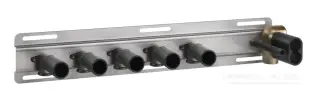 Термостат Gessi HI-FI, с полочкой, встраиваемый, до 5 функций одновременно, цвет Chrome