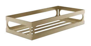 Полка Gessi Rilievo, настенная, цвет Warm Bronze Brushed PVD