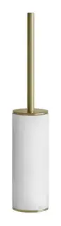 Ёршик Gessi 316, напольный, цвет White/Brass Brushed PVD
