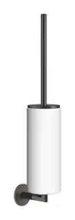 Ёршик Gessi Ingranaggio, настенный, цвет White/Black Metal Brushed PVD