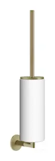 Ёршик Gessi Ingranaggio, настенный, цвет White/Brass Brushed PVD