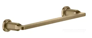 Полотенцедержатель Gessi Inciso L300 мм, настенный, цвет Warm Bronze Brushed PVD