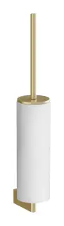 Ёршик Gessi Origini, h459, настенный, цвет White/Brass Brushed PVD