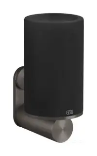 Стакан Gessi 316, настенный, h154Ø75 мм, цвет Black Metal Brushed PVD