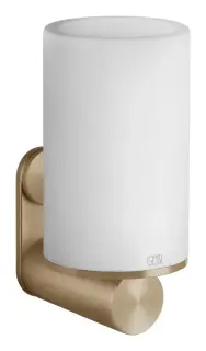 Cтакан Gessi316, настенный, h126хØ75 мм, цвет White/Warm Bronze Brushed PVD