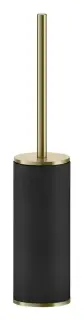 Ёршик Gessi Inciso, ⌀76х426 мм, напольный, цвет Black/Brushed Brass PVD