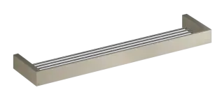 Полка Gessi Rettangolо, настенная, 600 мм, цвет Finox Brushed Nickel
