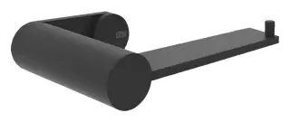 Бумагодержатель Gessi 316 настенный, без крышки, 173хh28х85 мм, цвет matte black