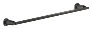 Полотенцедержатель Gessi Inciso, 600 мм, настенный, цвет Black Metal Brushed PVD