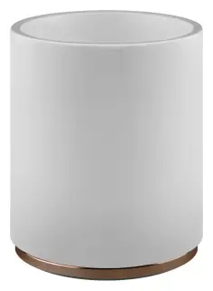 Корзина для мусора Gessi, цвет White/Copper PVD