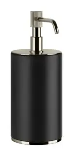Дозатор Gessi Venti20, настольный, цвет Black/Nickel PVD
