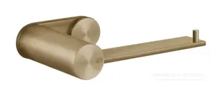 Бумагодержатель Gessi 316, настенный, без крышки, цвет Warm Bronze Brushed PVD