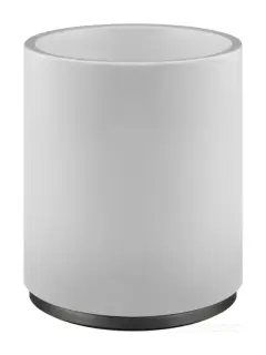 Корзина для мусора Gessi, Ø180x240h мм, цвет Black Metal Brushed PVD