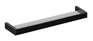Полка Gessi Rettangolo, 600 мм, настенная, цвет Black Metal PVD