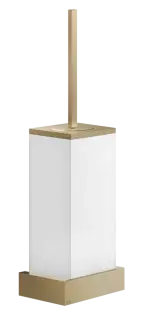 Ёршик Gessi Rettangolo, настенный, цвет White/Warm Bronze Brushed PVD