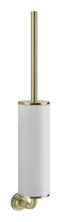 Ёршик Gessi Venti20, подвесной, с белой колбой, цвет Brushed Brass PVD