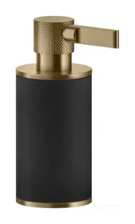 Дозатор Gessi Inciso ⌀75хh191 мм, настольный, цвет Black/Warm Bronze Brushed PVD