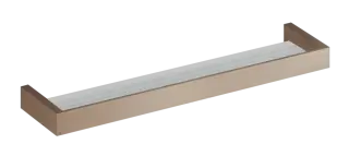 Полка Gessi Rettangolo, 600 мм, настенная, цвет Copper Brushed PVD