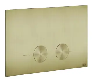 Клавиша смыва Gessi Total Look, для Geberit Sigma 8 и 12, цвет Brushed Brass PVD