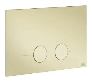 Клавиши смыва Gessi, для унитаза, к инсталляции Geberit (Geberit Sigma 8 и Geberit Sigma 12), цвет Brass PVD
