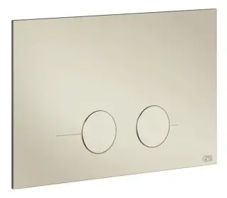 Клавиши смыва Gessi, для унитаза, к инсталляции Geberit (Geberit Sigma 8 и Geberit Sigma 12), цвет Nickel PVD