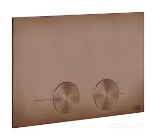 Клавиша смыва Gessi Origini, для инсталляции Tece (TeceProfil, TeceBox), 215х145х5 мм, цвет Copper Brushed PVD