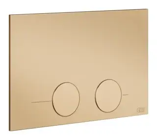 Клавиша смыва Gessi Origini, для инсталляции Tece (TeceProfil, TeceBox), 215х145х5 мм, цвет Warm Bronze PVD