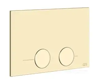 Клавиша смыва Gessi Origini, для инсталляции Tece (TeceProfil, TeceBox), 215х145х5 мм, цвет Brushed Brass PVD