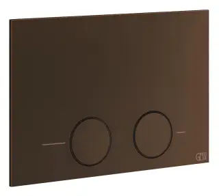 Клавиши смыва Gessi, для унитаза, к инсталляции TECE (TECEProfil, TECEBox), цвет Dark Bronze