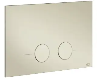 Клавиши смыва Gessi, для унитаза, к инсталляции TECE (TECEProfil, TECEBox), цвет Nickel PVD