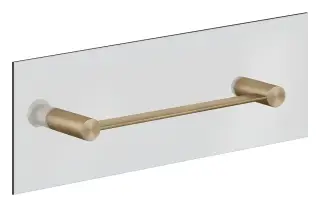 Полотенцедержатель Gessi316, 300 мм, для крепления на стекло, цвет Warm Bronze Brushed PVD