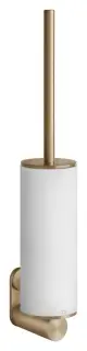 Ёршик Gessi316, настенный, ⌀76хh452 мм, цвет White/Warm Bronze Brushed PVD