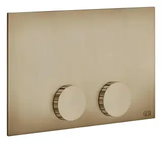Клавиша смыва Gessi Total Look, для Tece (TeceProfil, TeceBox, TeceProfil Octa 2, Tece Construct), цвет Warm Bronze Brushed PVD