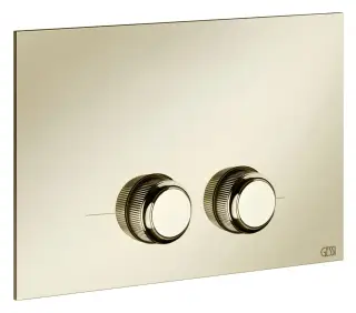 Клавиши смыва Gessi Venti20, для унитаза, к инсталляции Geberit (Geberit Sigma 8 и Geberit Sigma 12), цвет Brass PVD
