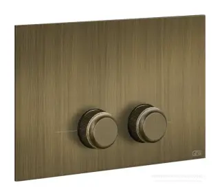 Клавиши смыва Gessi Venti20, совместимость с Geberit Sigma 8 и Sigma 12, цвет Antique Brass