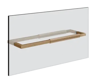 Ручка-полотенцедержатель двухсторонний Gessi Diamantato, 450 мм, цвет Warm Bronze Br. PVD