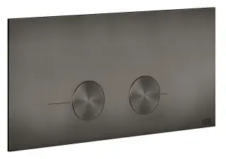 Клавиши смыва Gessi, для унитаза, к инсталляции Viega (Viega Prevista Pure, Viega Prevista Dry), цвет Black Metal Brushed PVD