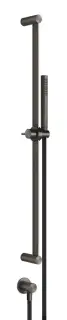 Штанга Gessi316, настенная, с душевой лейкой h828, цвет Black Metal Brushed PVD