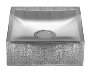 Раковина Gessi Incastri, накладная, 75601-561, 410 х 410 мм, цвет Ghiaccio