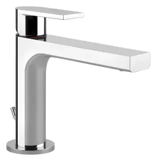 Смеситель для раковины Gessi Via Manzoni, с донным клапаном и соединительными шлангами, глубина 169 мм, цвет хром