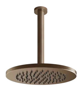 Верхний душ Gessi316, потолочной, поворотный с шарниром, Ø218 мм, цвет Copper Brushed PVD