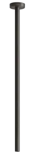 Излив для раковины Gessi316, потолочный, длина под заказ 150-1900 мм, для смесителя удаленного управления, цвет Black Metal Brushed PVD