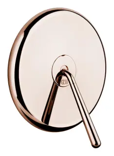 Смеситель Gessi Goccia, настенный, на 1 выход, встраиваемый, цвет Copper GHRC